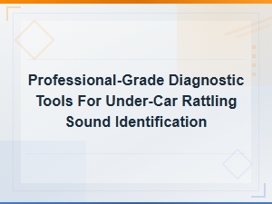 Under-Car Rattling Sound Identification Diagnostic Tools for Professionals